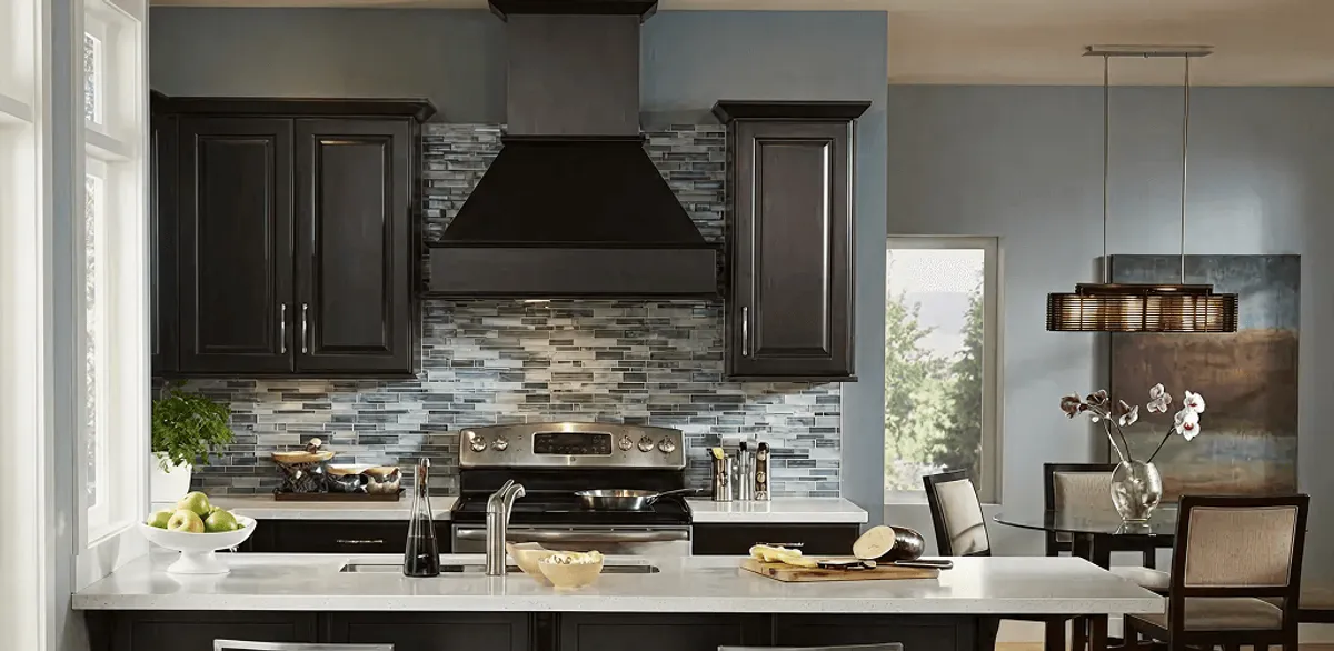 Kitchen cabinet painting and refinishing in a modern kitchen in Springfield, MO